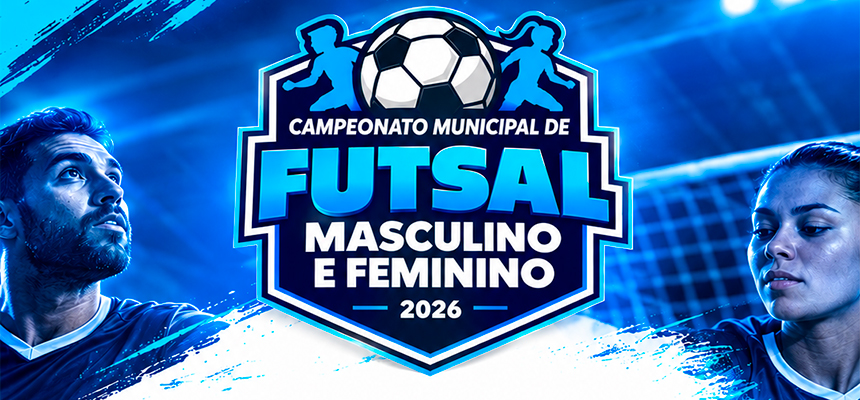 Inscrições para o Campeonato Municipal de Futsal em Piúma 2026 Inscrições abertas para o Campeonato Municipal de Futsal 2026