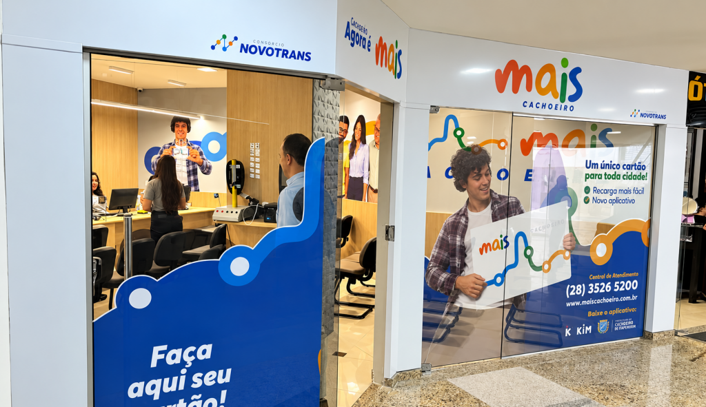 Loja de atendimento do transporte coletivo de Cachoeiro passa a funcionar em novo endereço - Prefeitura de Cachoeiro de Itapemirim